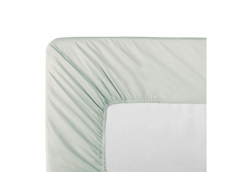 drap-housse 200x200 - coton doux - blanc - HEMA