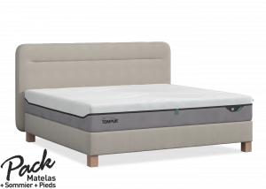 Ensemble Tempur Pro CoolQuilt 23 / Sommier 20