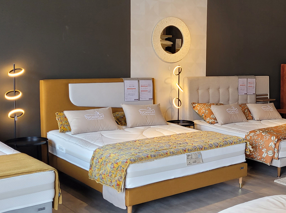 Les matelas Technilat du magasin de literie Grand Litier Ajaccio en Corse