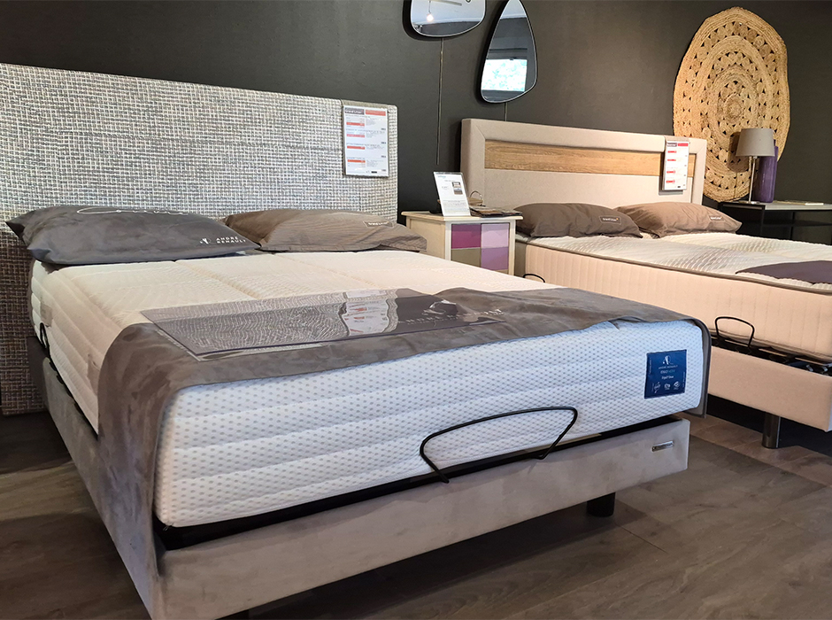 un matelas andré renault dans le magasin grand litier de Mauriac