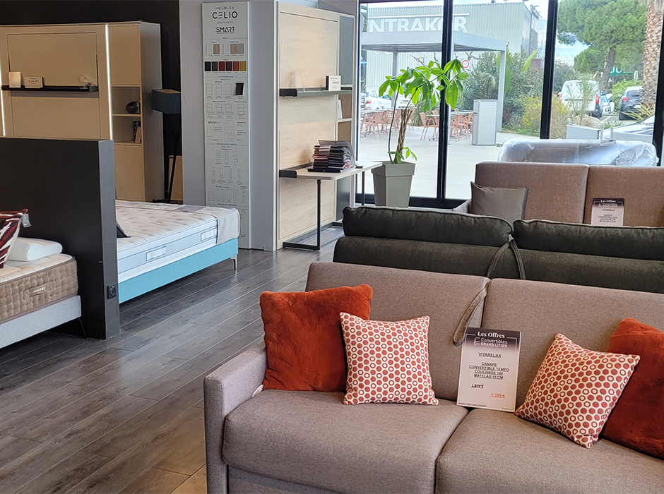 Le magasin Grand Litier d'Aubagne : L'espace gain de place