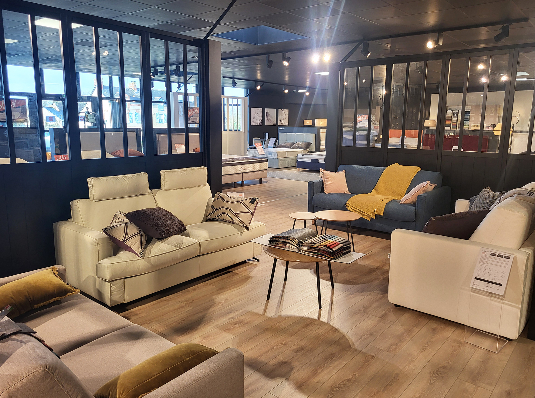Les matelas du magasin Grand Litier de Rennes