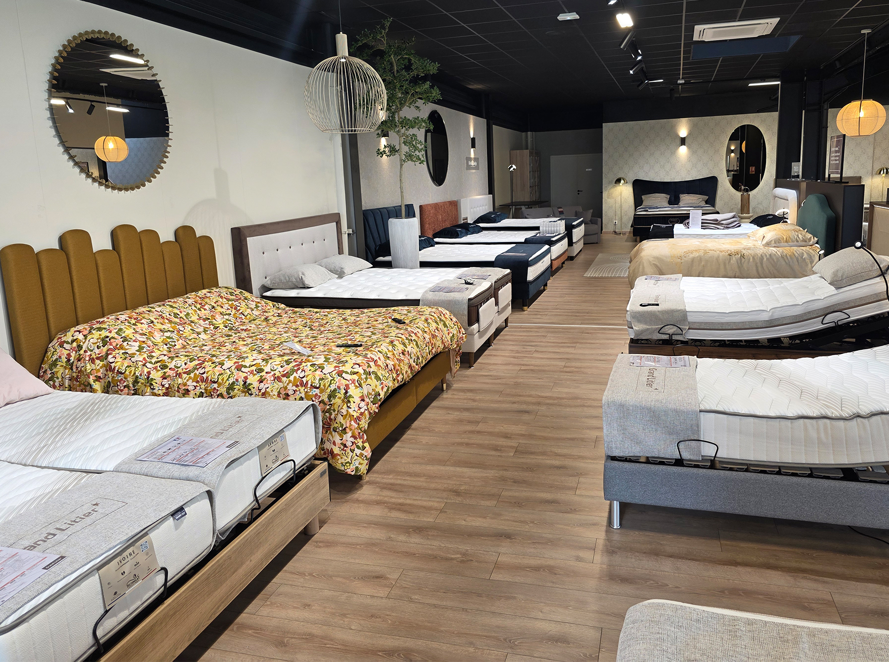 dans le magasin Grand Litier de Saintes dans le 17