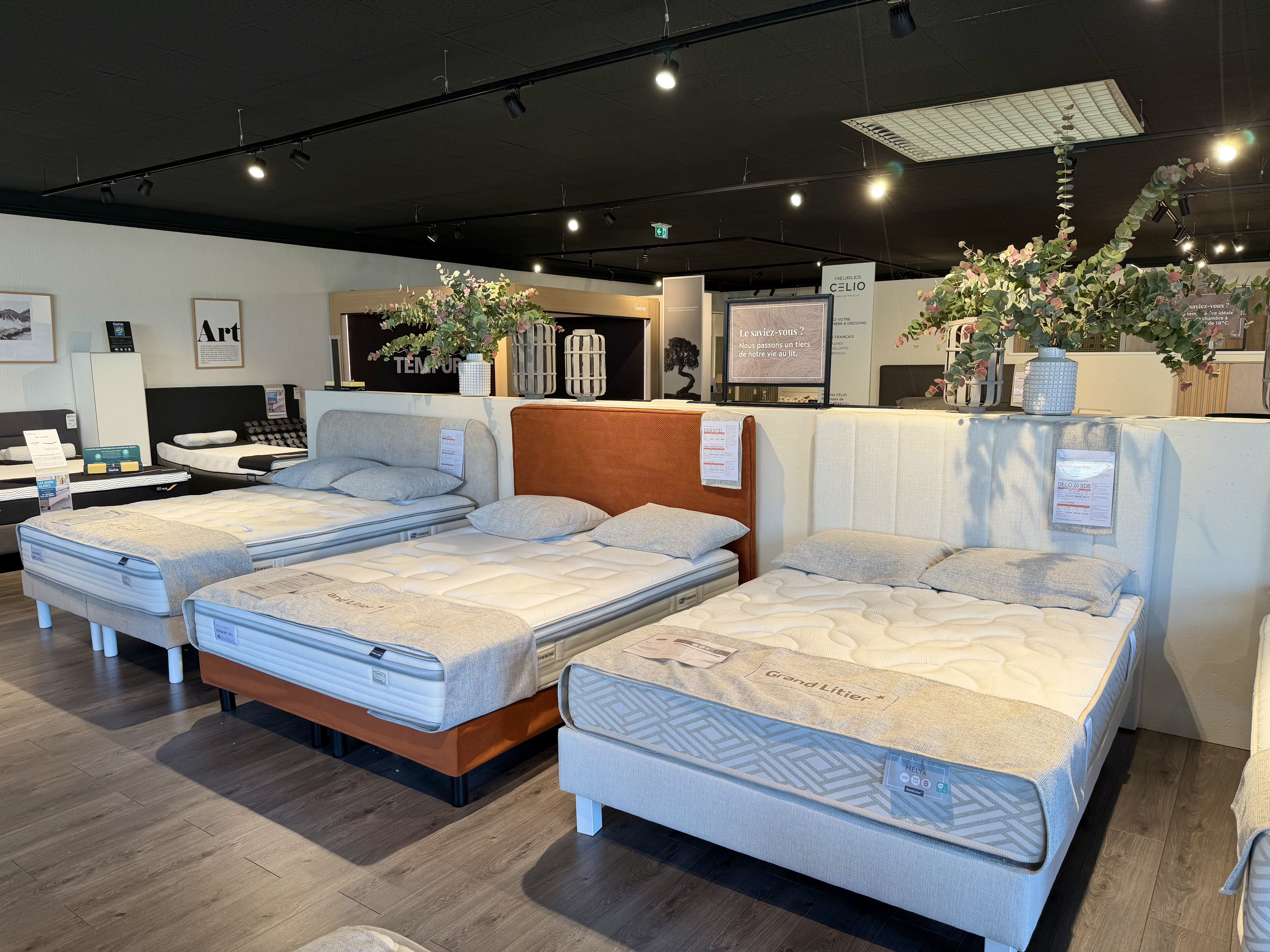 Les grandes marques de literie sont chez Grand Litier Challans