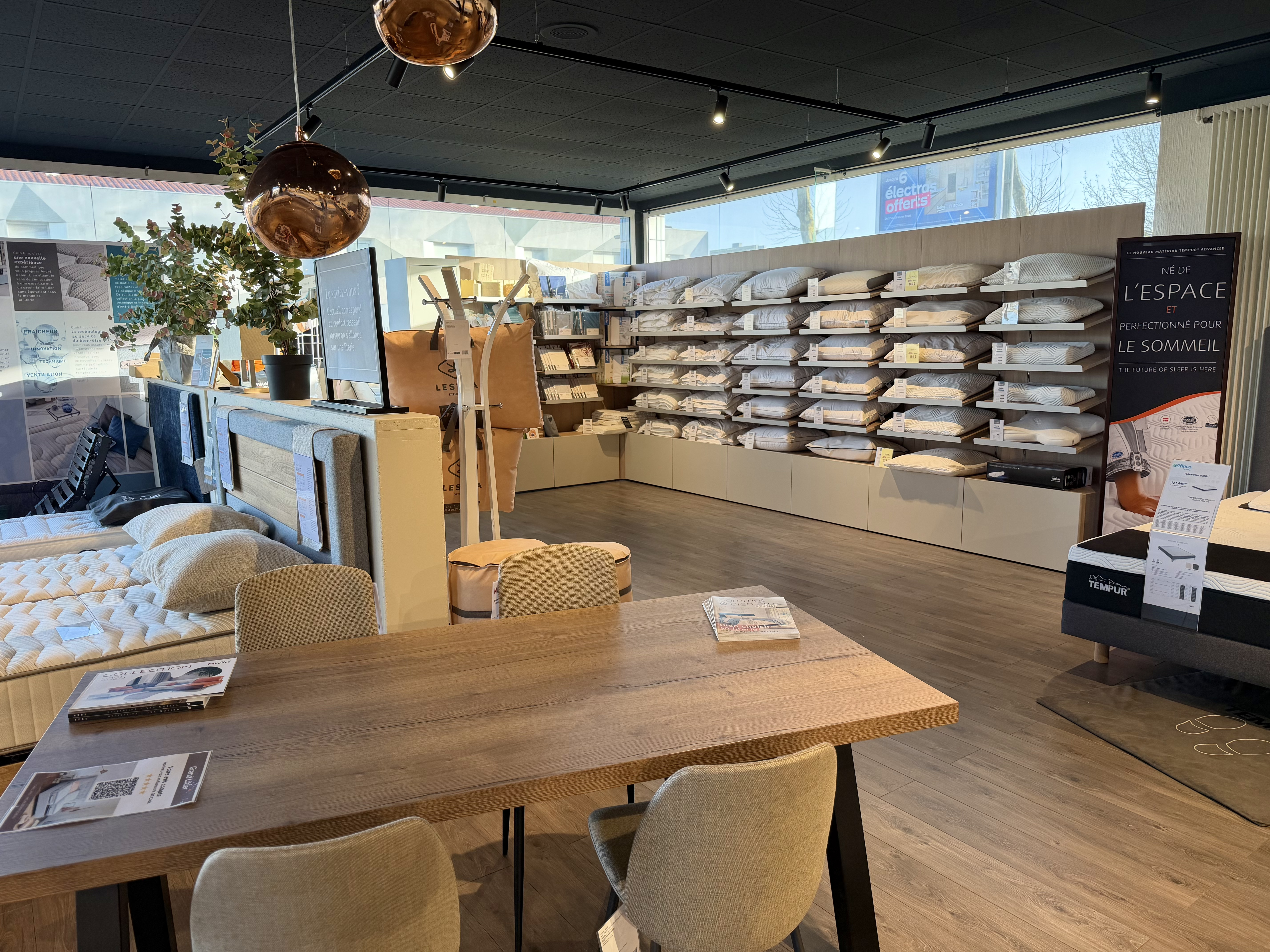 Les oreillers et le linge de lit de grandes marques de Grand Litier Challans