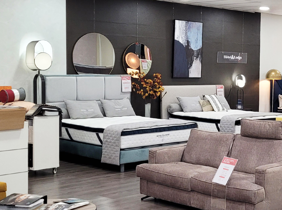 la collection hôtel&Lodge dans le magasin Grand Litier de Brive