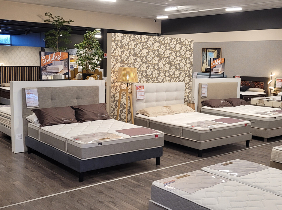 Les literies du magasin Grand Litier de Royan