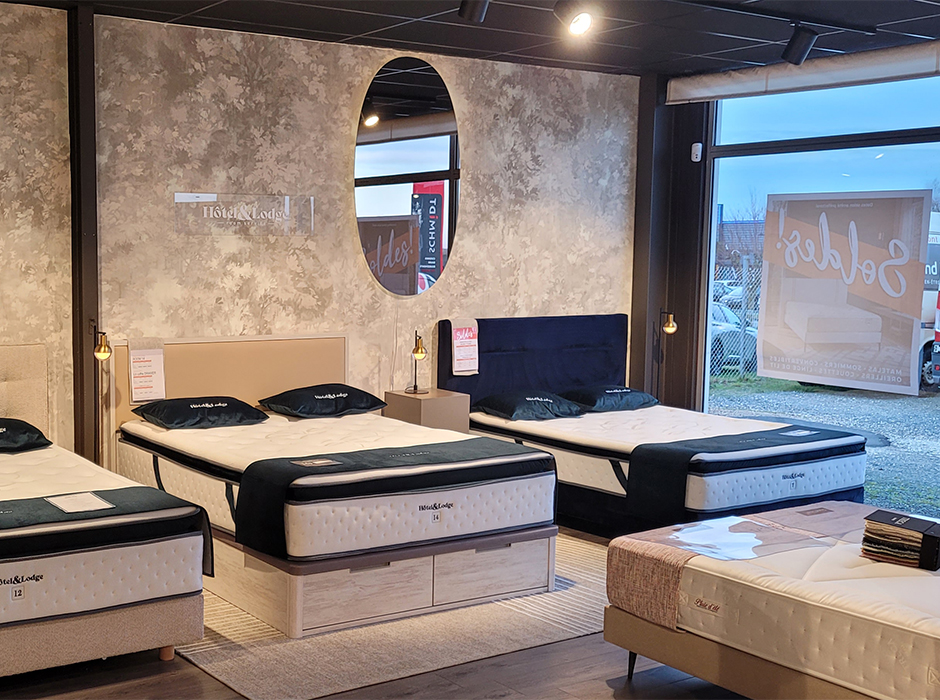 Les matelas hotel&lodge du magasin Grand Litier de Royan