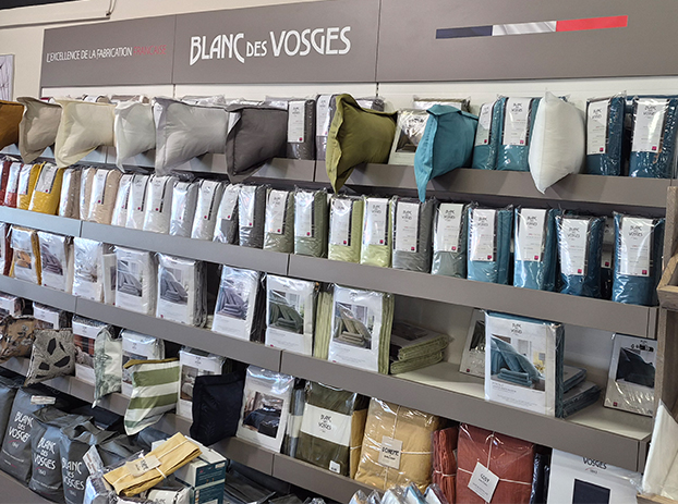 le grand choix de linge de lit du magasin de literie Grand Litier de Vandoeuvre les Nancy