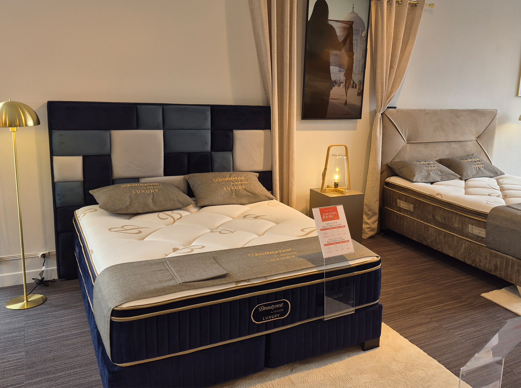 Découvrez la marque haut de gamme Beautyrest dans le magasin de literie Grand Litier Arras à Dainville