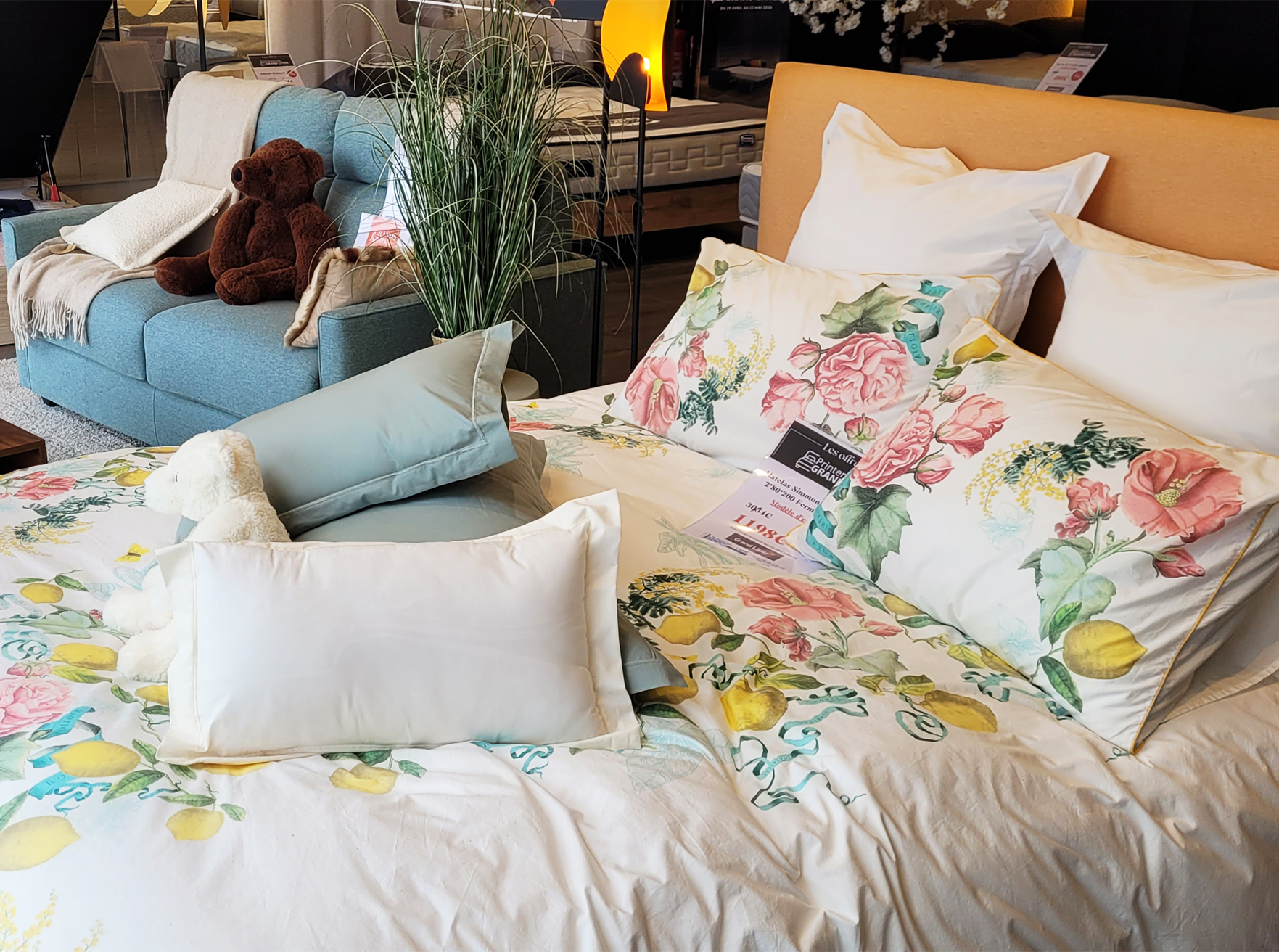 l'offre linge de lit du magasin de literie Grand Litier de L'isle d'Abeau