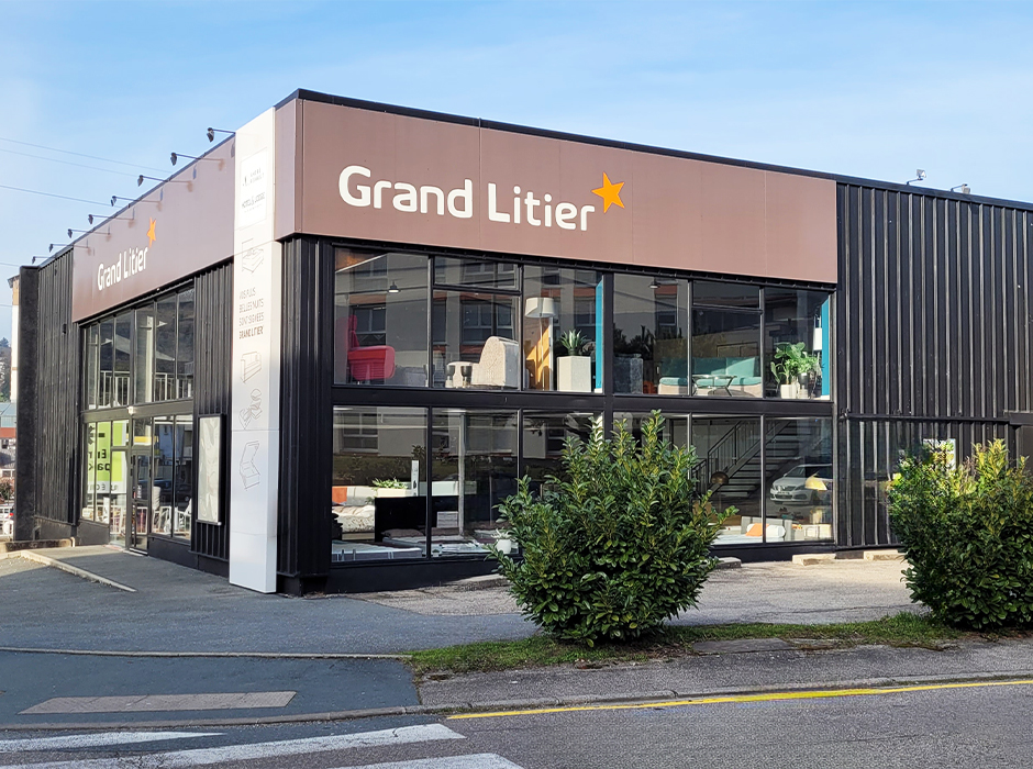 Le magasin de literie Grand Litier de Saint-Etienne à Firminy
