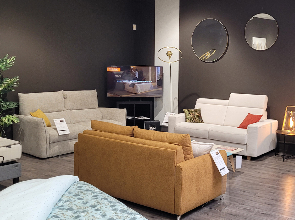 L'espace convertibles du magasin Grand Litier de Paray-le-Monial