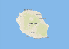Carte de La réunion